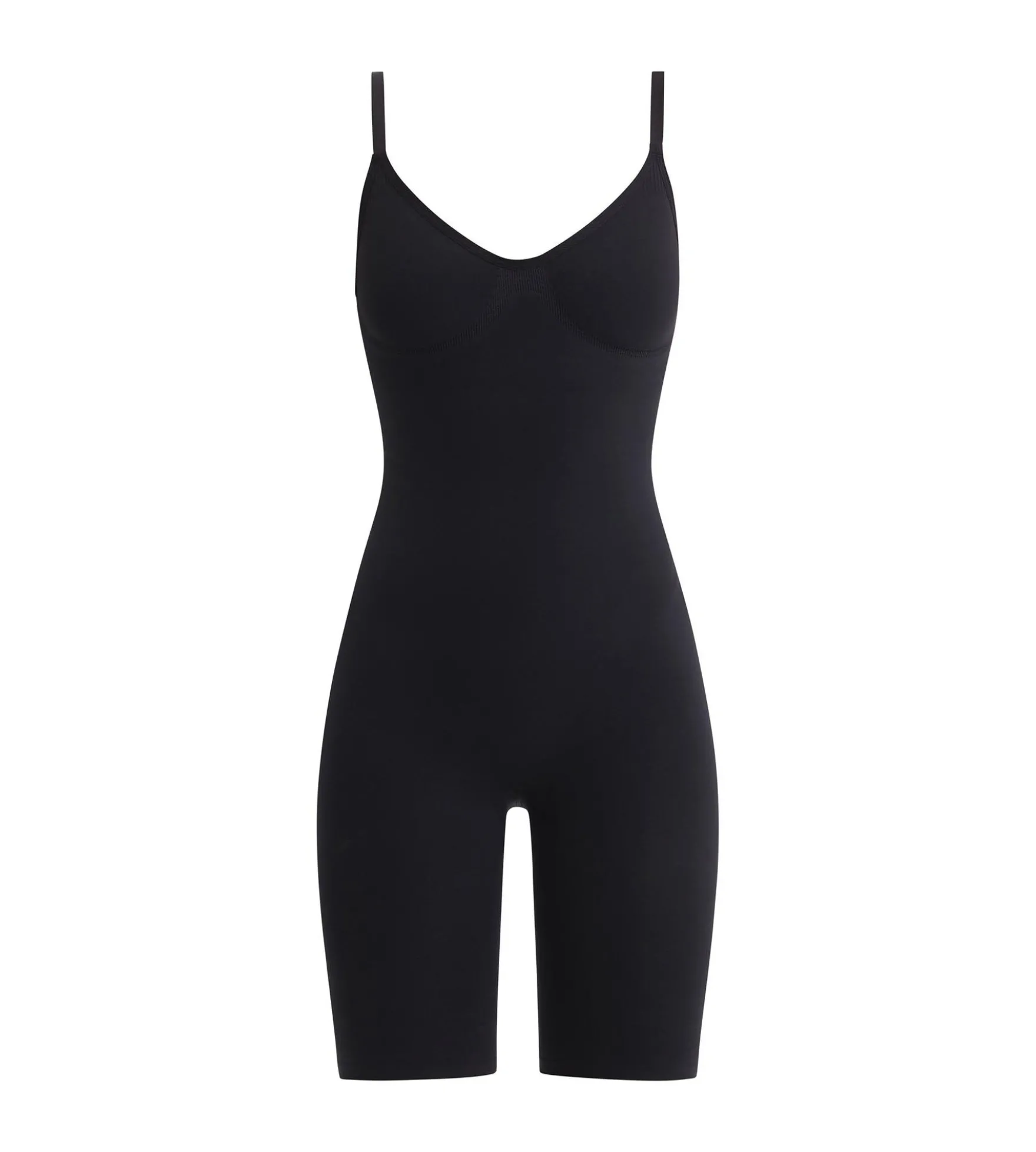Body short femme sans armature Noir Dim Silhouette Seconde peau