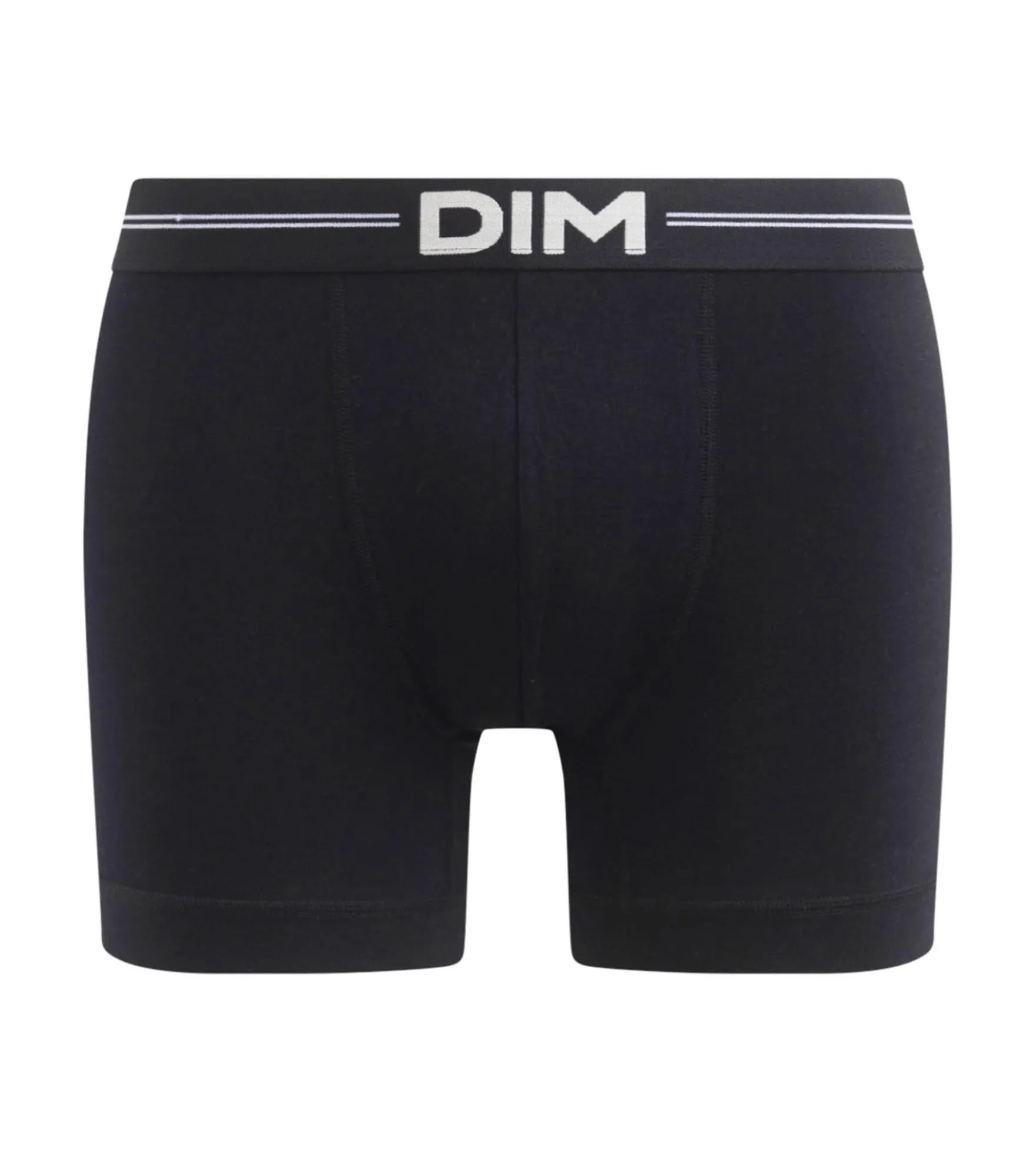 Boxer homme en coton modal à coutures plates Noir Dim Icons Essentiel