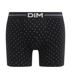 Boxer homme en coton modal à motif logomania Noir Dim Icons Essentiel