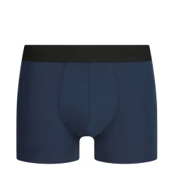 Boxer homme en coton modal piqué Bleu Foncé Dim Smart