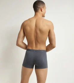 Boxer homme en coton stretch Lavande à pois Dim Fancy