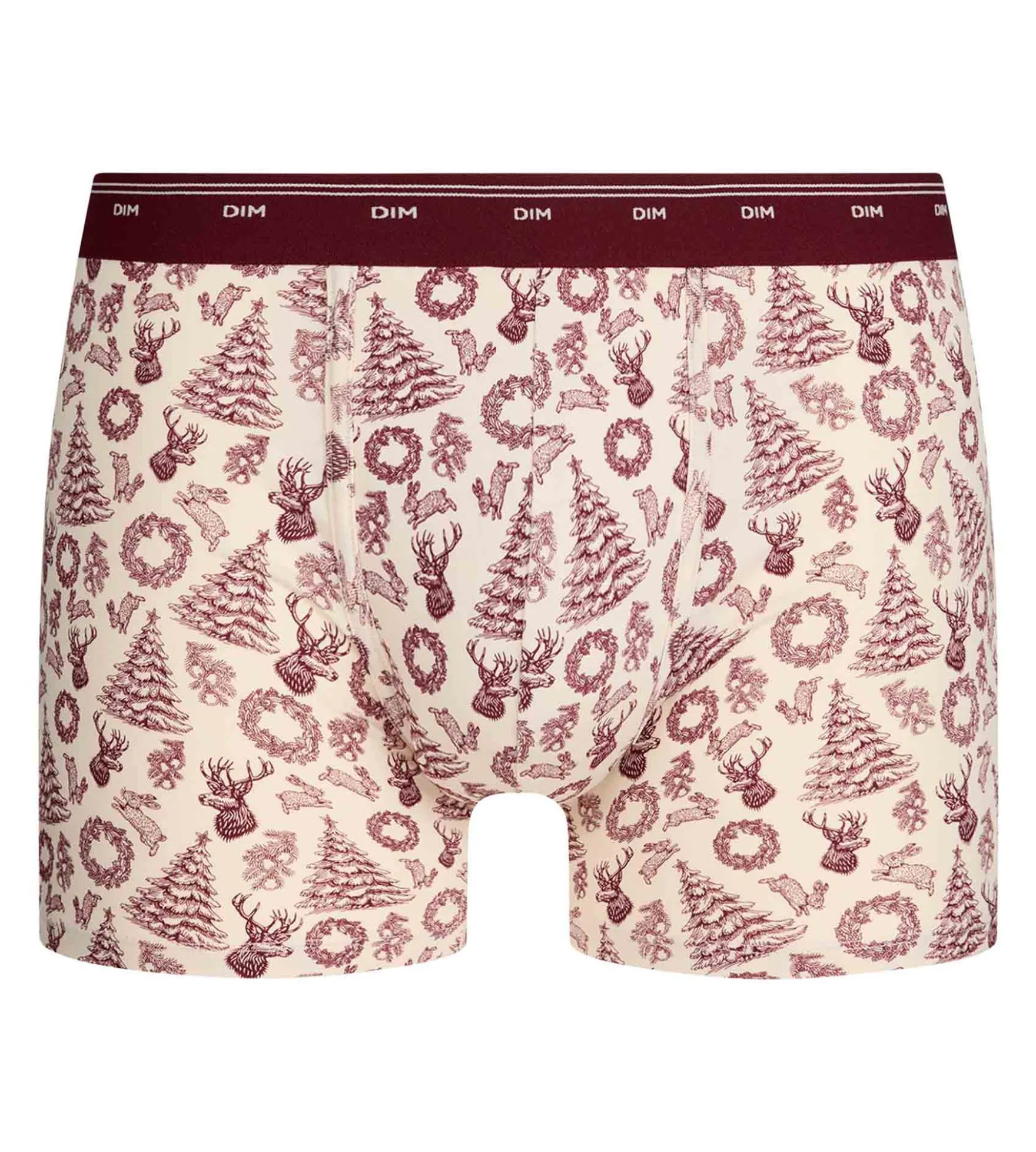 Boxer homme imprimé ivoire Trendy