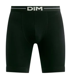 Boxer long homme en coton modal Noir Dim Icons Essentiel