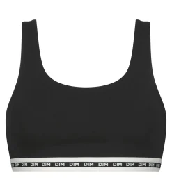 Brassière femme en coton modal Noire Dim Icons Essentiel