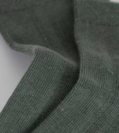 Chaussettes femme en coton pointelle Vert Iceberg La Mode de Dim