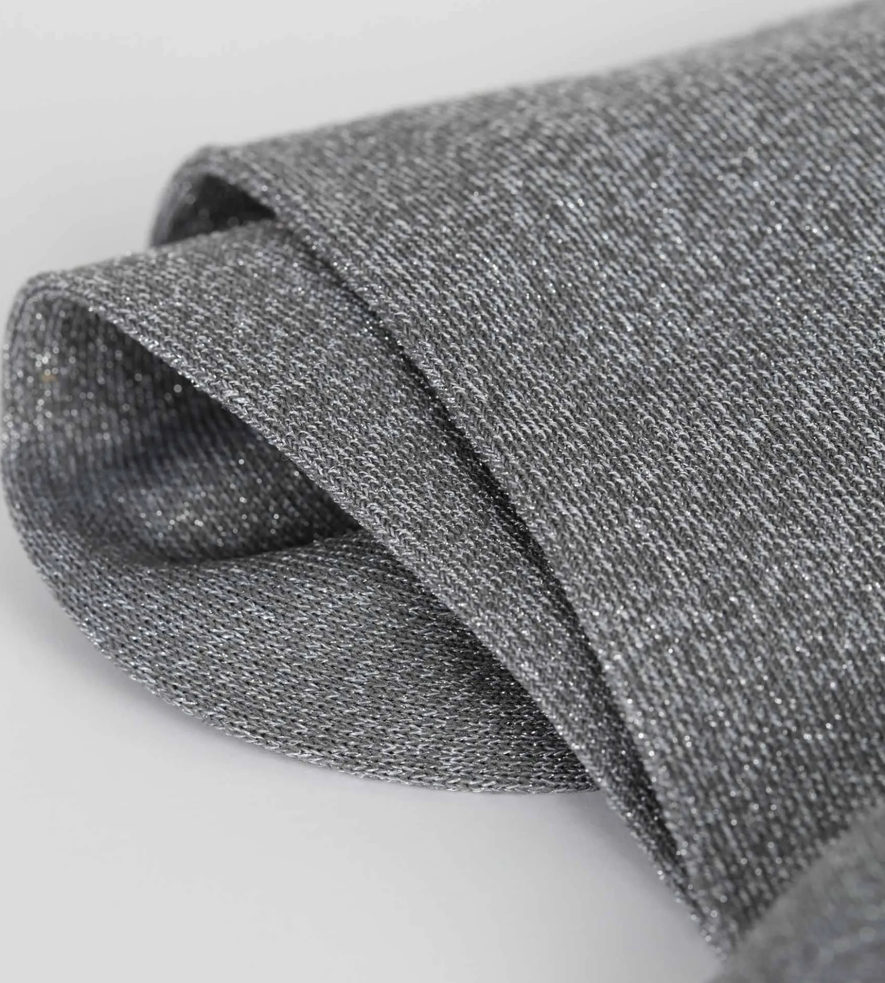 Chaussettes femme en lurex Gris Dim Mode