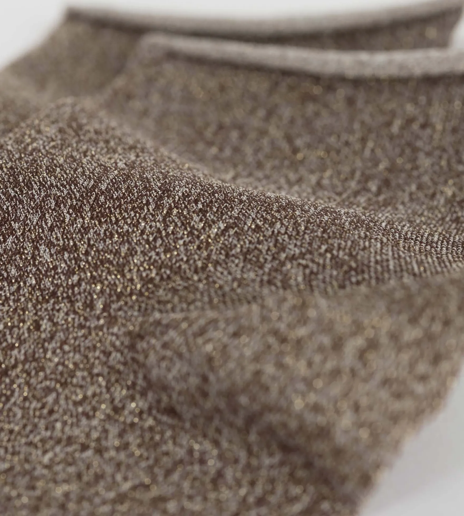 Chaussettes femme en lurex Marron Dim Mode