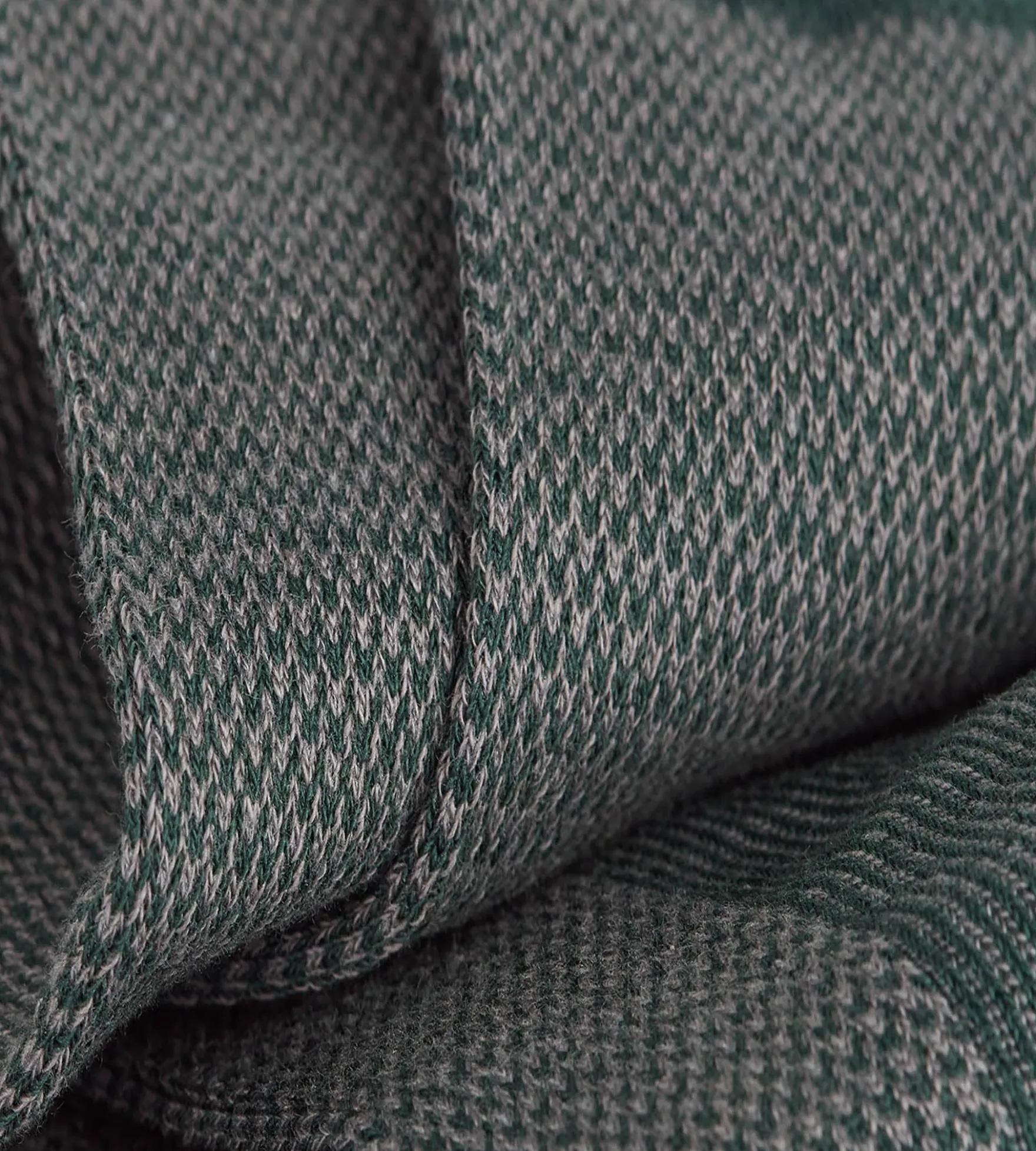 Chaussettes homme coton vert écossais La Mode