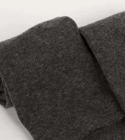 Chaussettes maxi hautes pour femme en coton Anthracite Chiné Dim