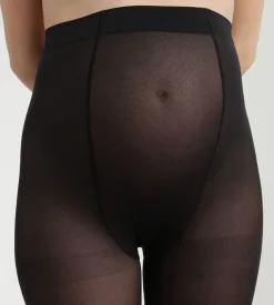 Collant de maternité opaque ceinture ultra extensible Dim Style Mama