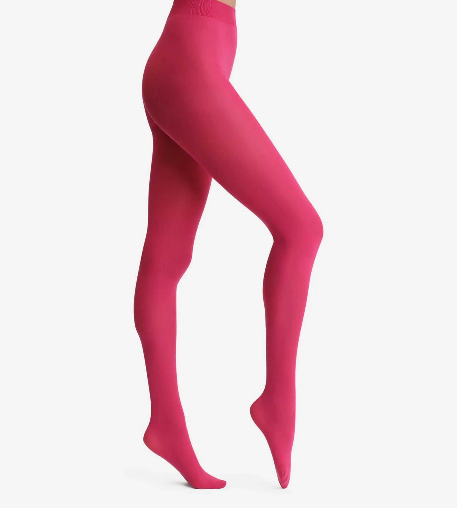 Collant fuchsia opaque 50D Dim x Ines de la Fressange