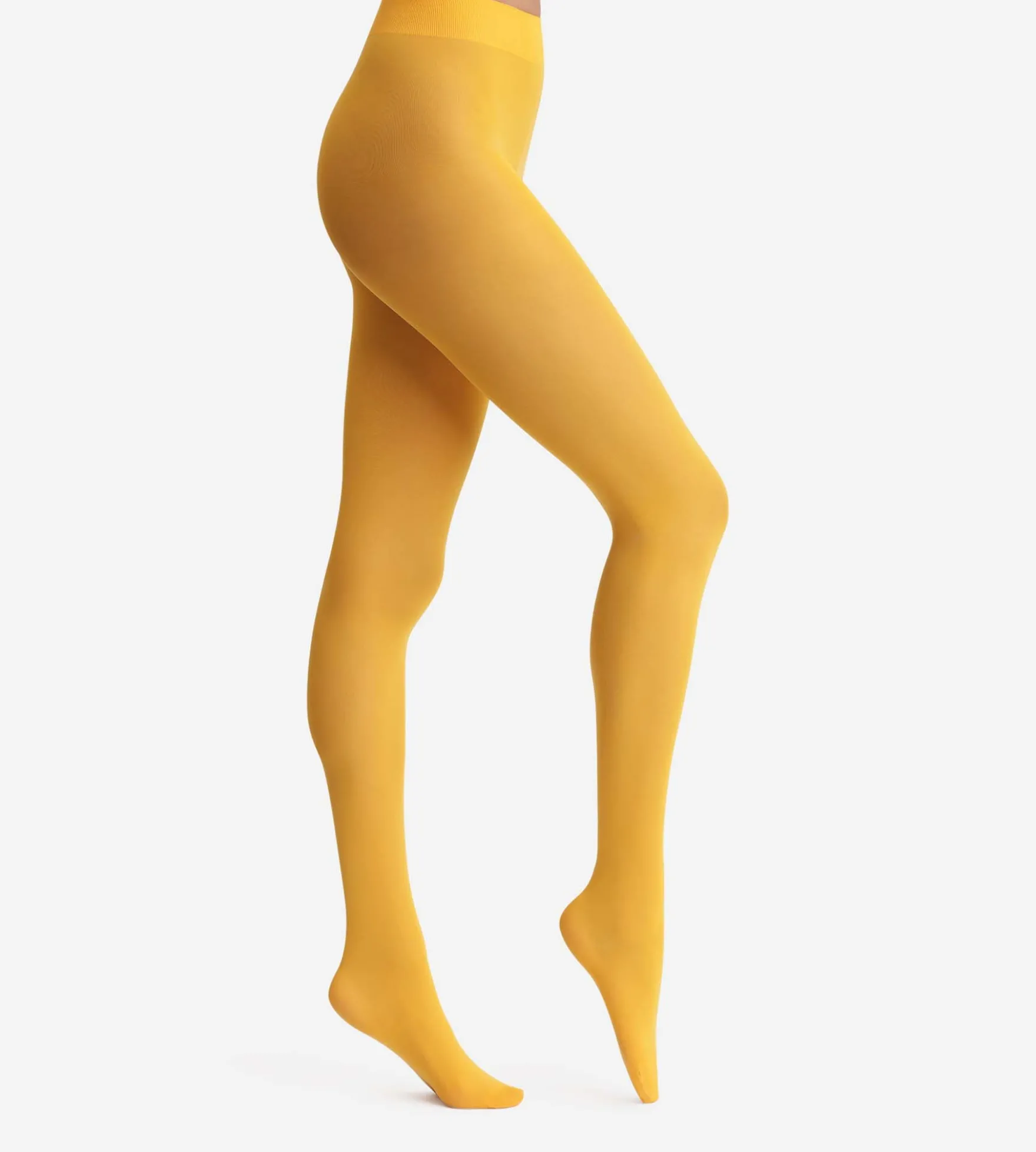 Collant jaune opaque 50D Dim x Ines de la Fressange