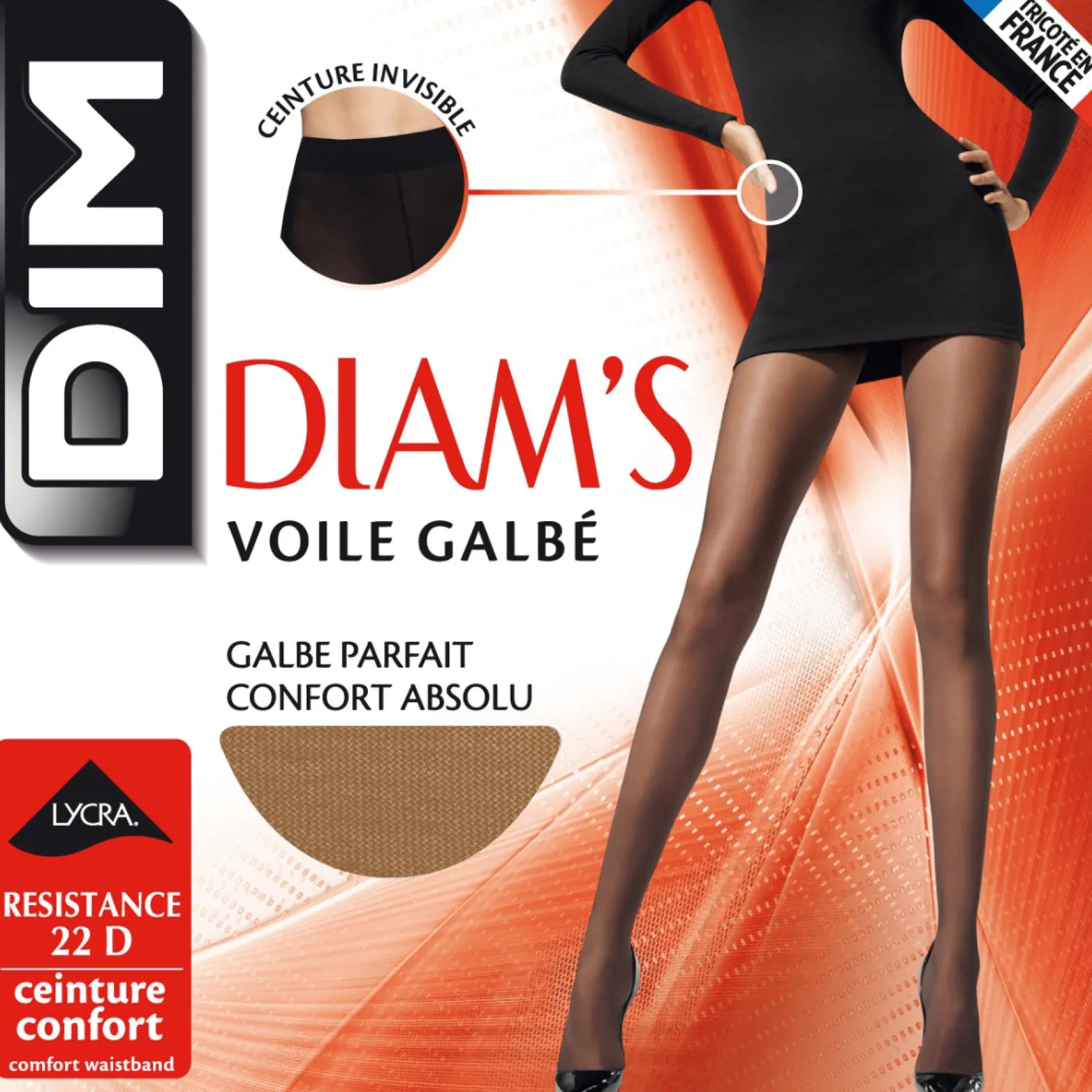 Collant jour Diam's Voile Galbé 22D