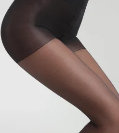 Collant noir Diam's Voile Galbé 22D