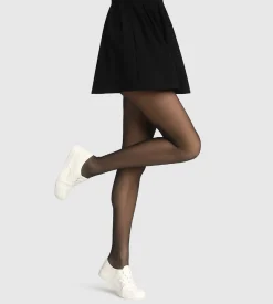 Collant Noir pour Femme Trio Rouge