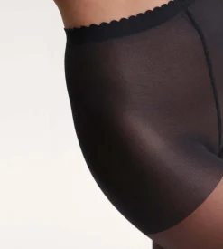Collant transparent noir effet nude 17D Body Touch