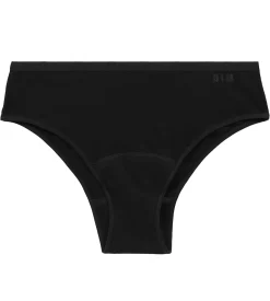 Culotte absorbante lavable en coton stretch Noir Moments Oups DIM