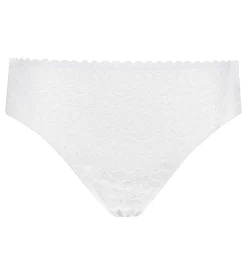 Culotte en dentelle ajourée à motifs floraux Blanc Daily Dentelle