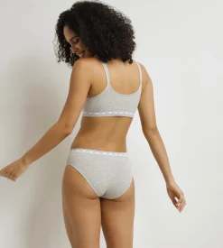 Culotte femme côtelée Gris Chiné Dim Icons