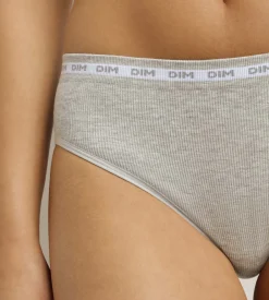 Culotte femme côtelée Gris Chiné Dim Icons