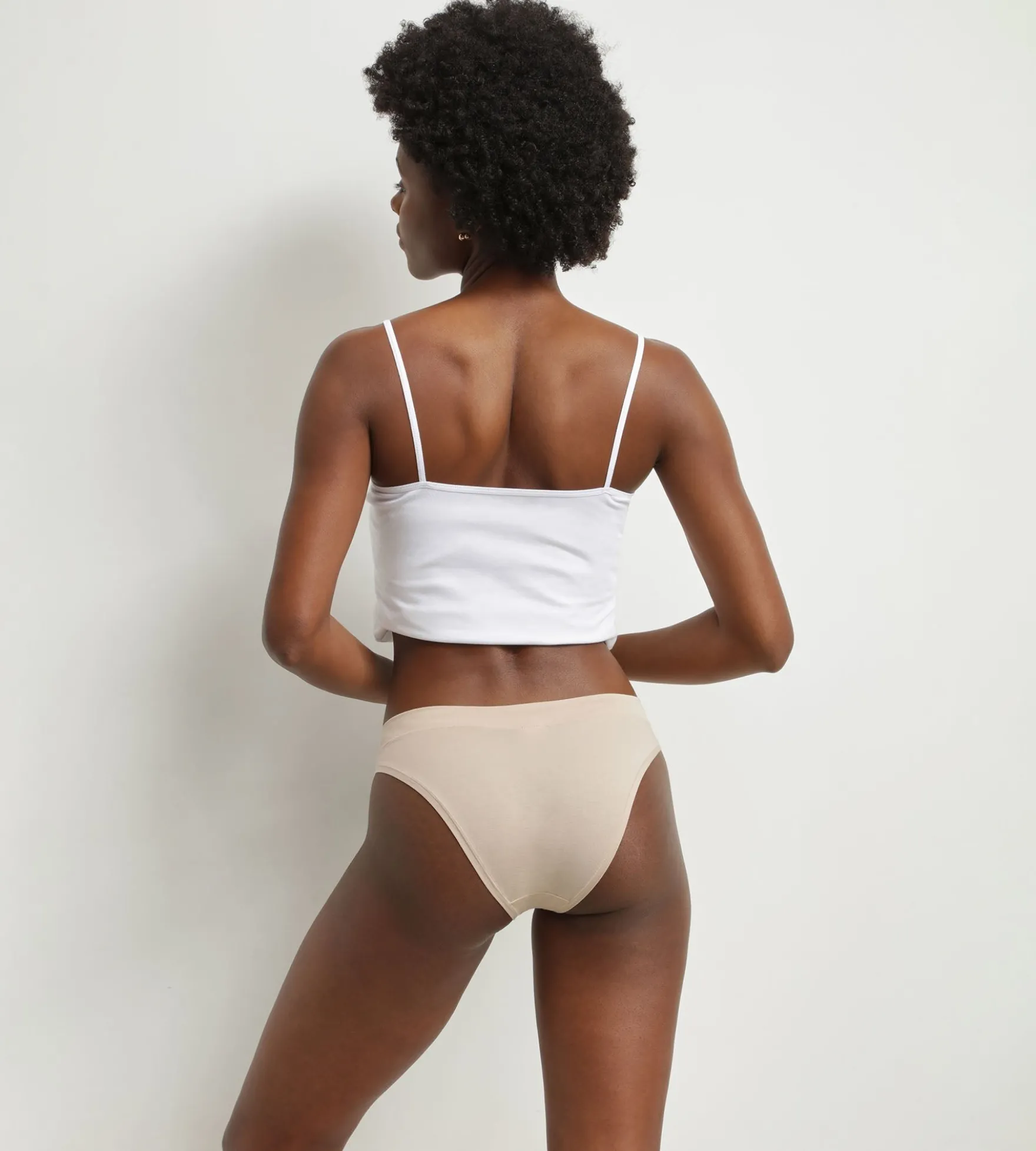 Culotte femme en coton modal Nude Dim Comfort Collection
