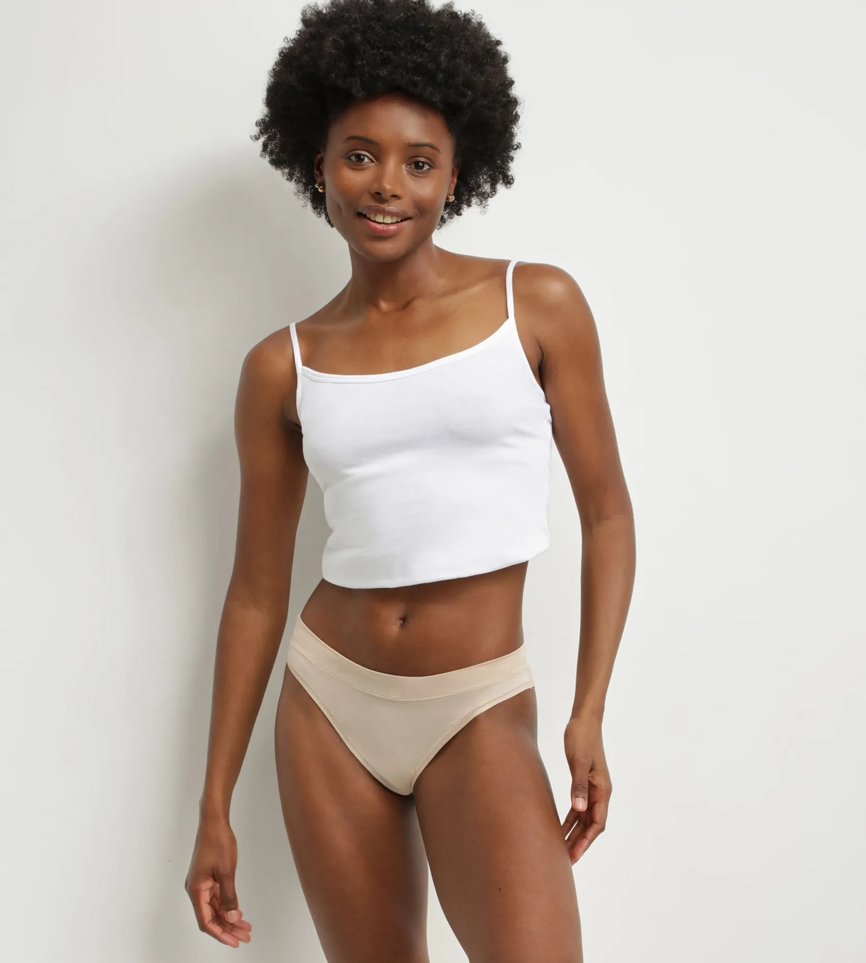 Culotte femme en coton modal Nude Dim Comfort Collection