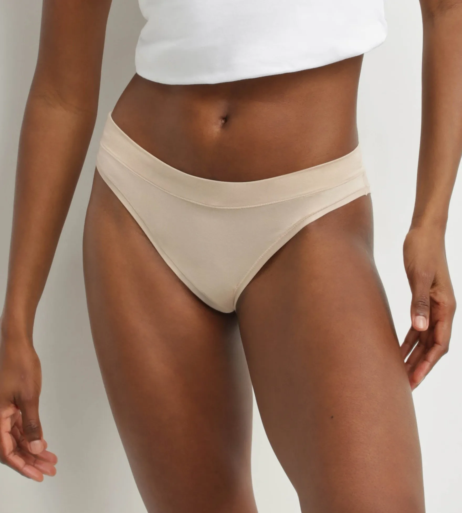 Culotte femme en coton modal Nude Dim Comfort Collection