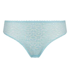 Culotte femme en dentelle florale Bleu Chemise Dim Daily Dentelle