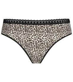 Culotte femme en microfibre léopard Dim Daily Micro