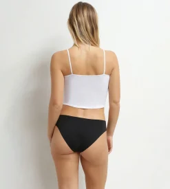 Culotte femme invisible en microfibre Noir Dim