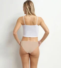 Culotte femme invisible en microfibre Nude Dim