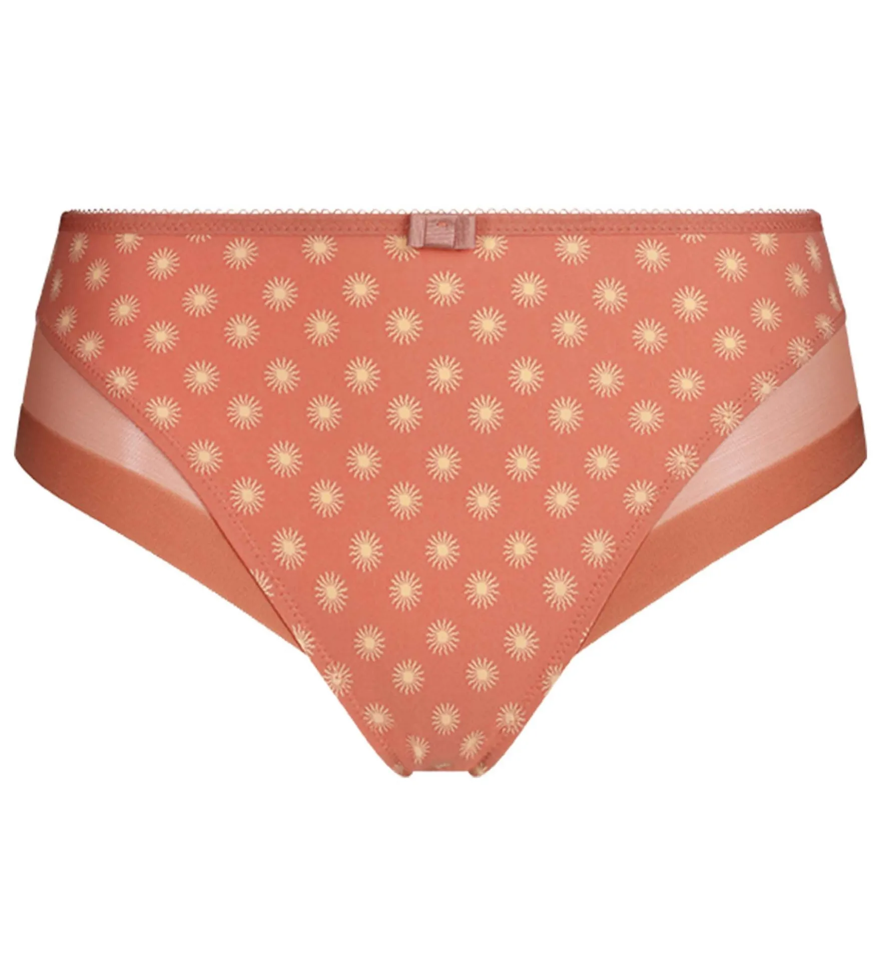 Culotte femme microfibre et tulle motif soleil Dim Generous
