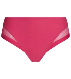 Culotte femme microfibre et tulle framboise Dim Generous