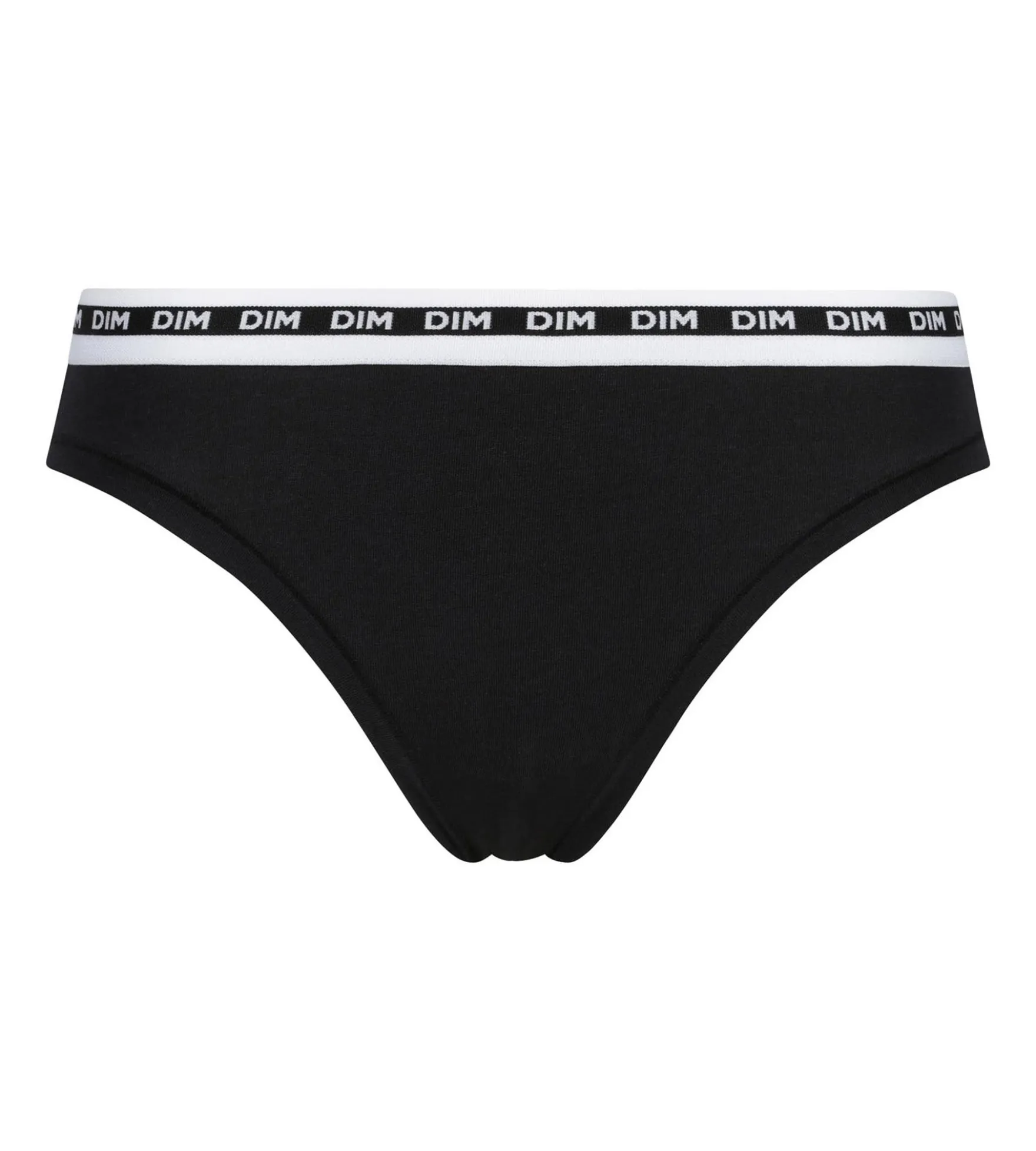 Culotte femme Noire ceinture fine Dim Icons