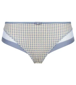 Culotte femme semi-transparente motif pied de poule Dim Generous