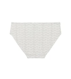 Culotte fille blanche imprimé logo - Dim Touch