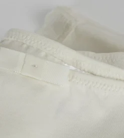 Culotte fille en microfibre et dentelle Ivoire Daily