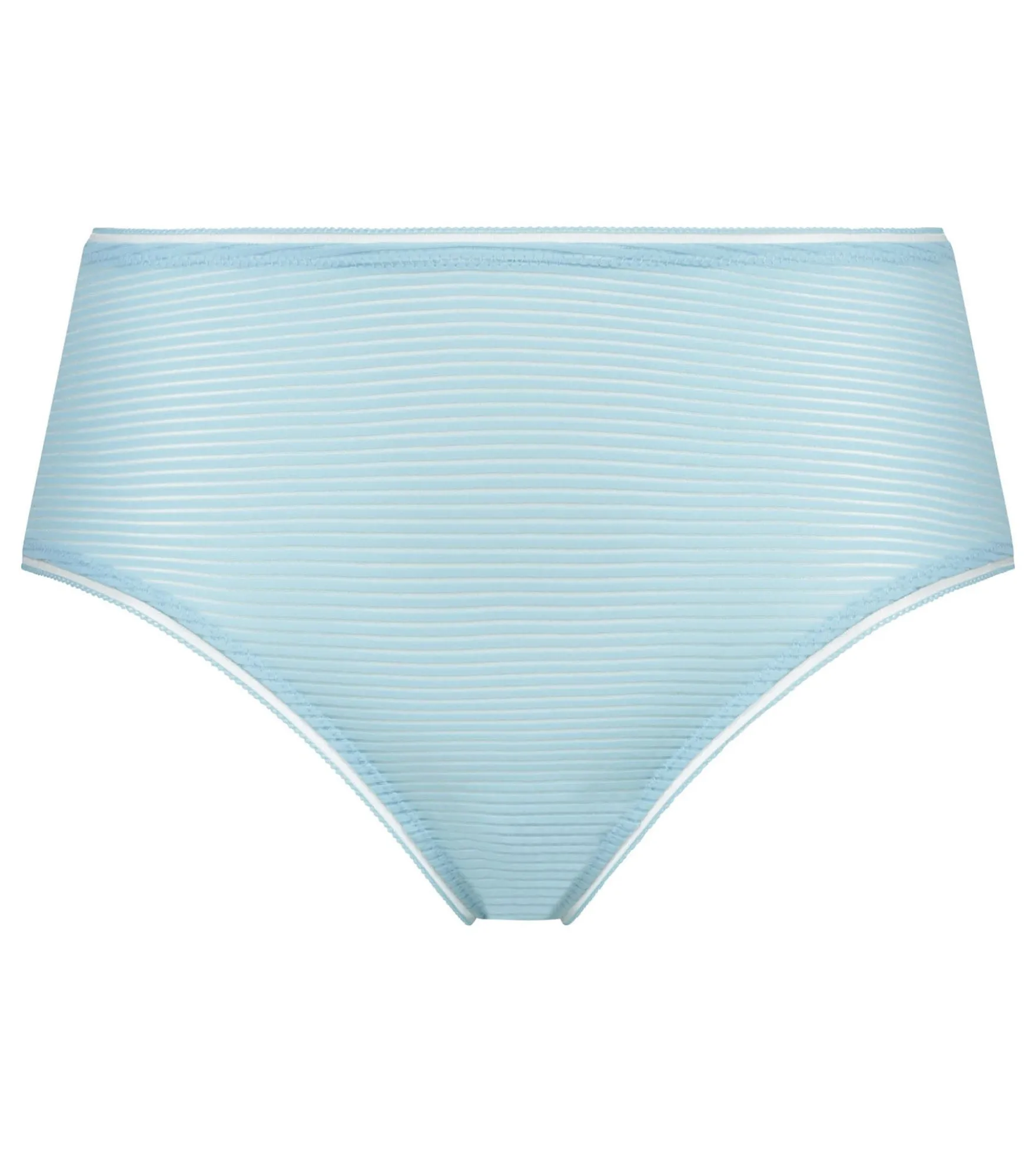 Culotte haute femme à rayures Bleu Dim x Ines de La Fressange