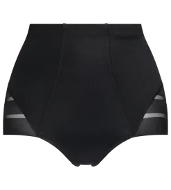 Culotte haute ventre plat Noire Femme Dim Silhouette Élégance