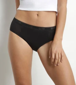 Culotte menstruelle coton bio Noir Flux très abondant Dim My Protect