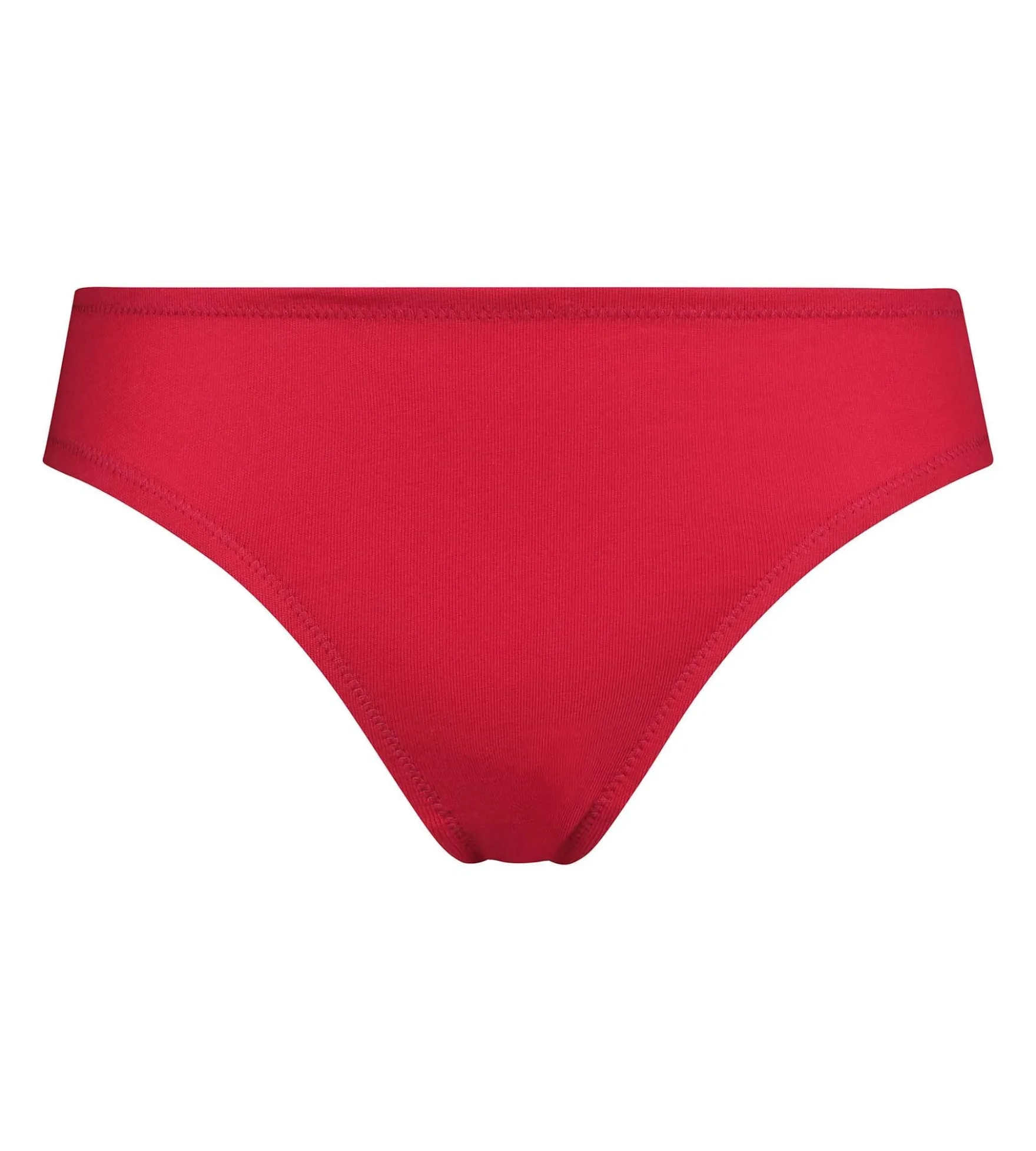 Culotte midi pour femme en coton Rouge Chéri Dim Daily