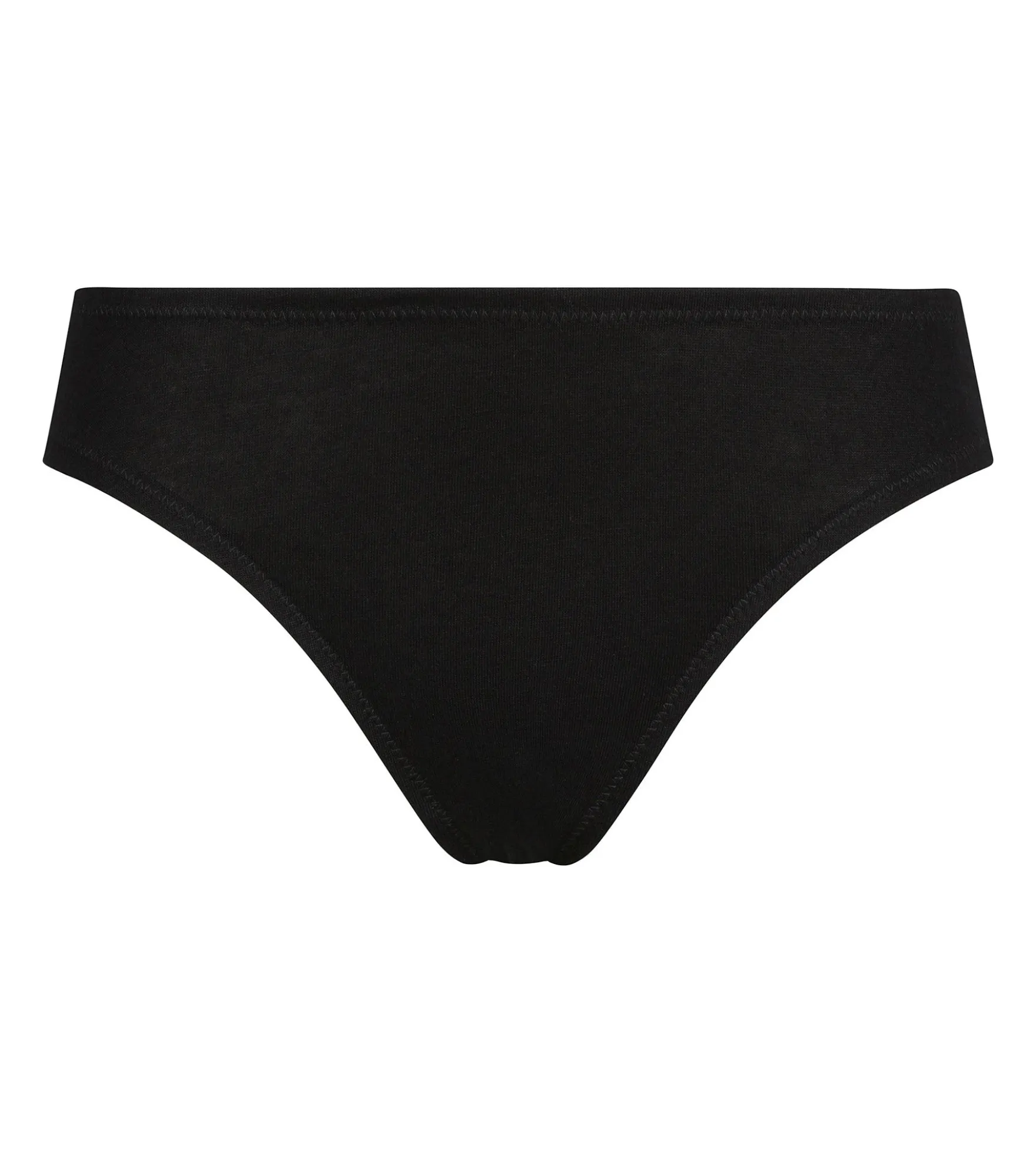 Culotte midi pour femme en coton Noir Dim Daily