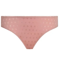 Culotte taille haute femme en microfibre Rose à fleurs Cosy Time
