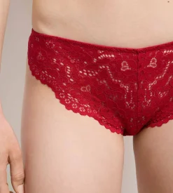 Culotte taille haute rouge Burning Eclat