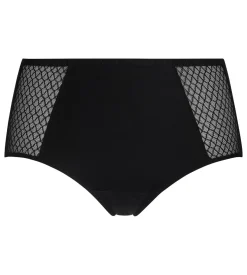 Culotte ventre plat taille haute noir Dim Silhouette Essentiel