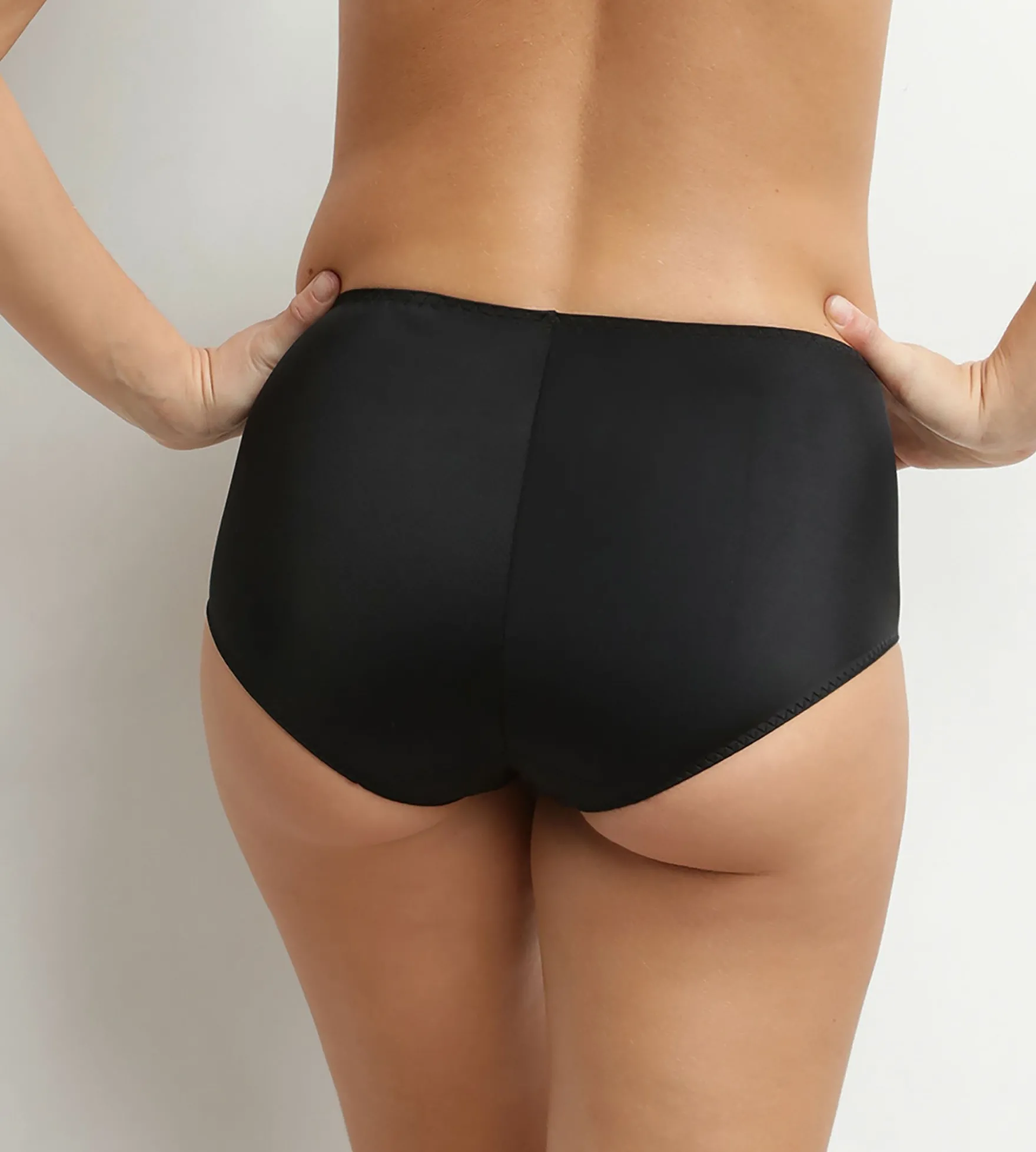 Culotte ventre plat taille haute Noire Dim Silhouette Essentiel