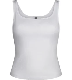 Débardeur femme brassière intégrée Blanc Dim Summer