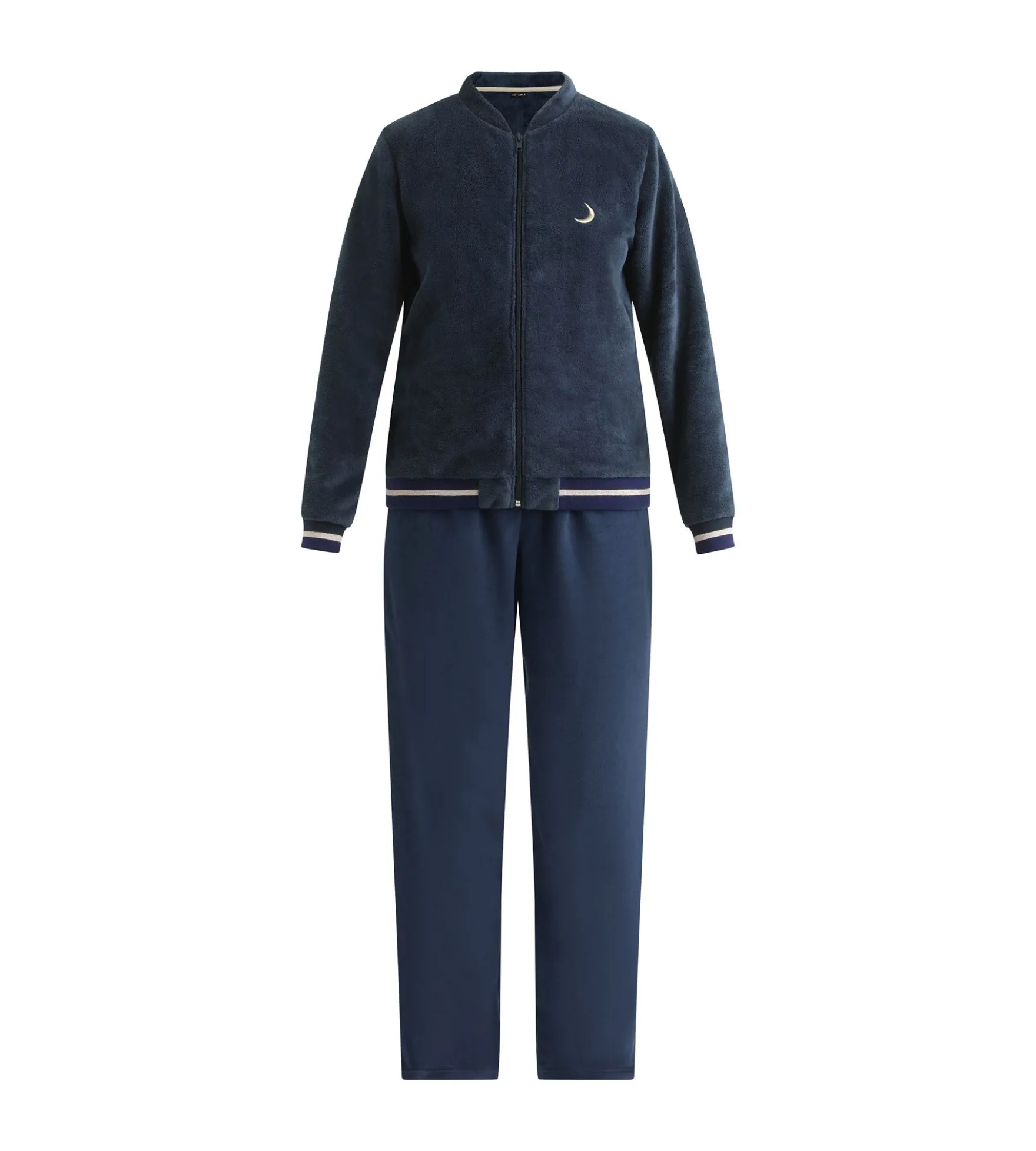 Ensemble pyjama pantalon femme Bleu Minuit Dim