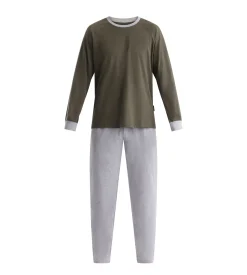Ensemble pyjama pantalon homme militaire Dim Jersey