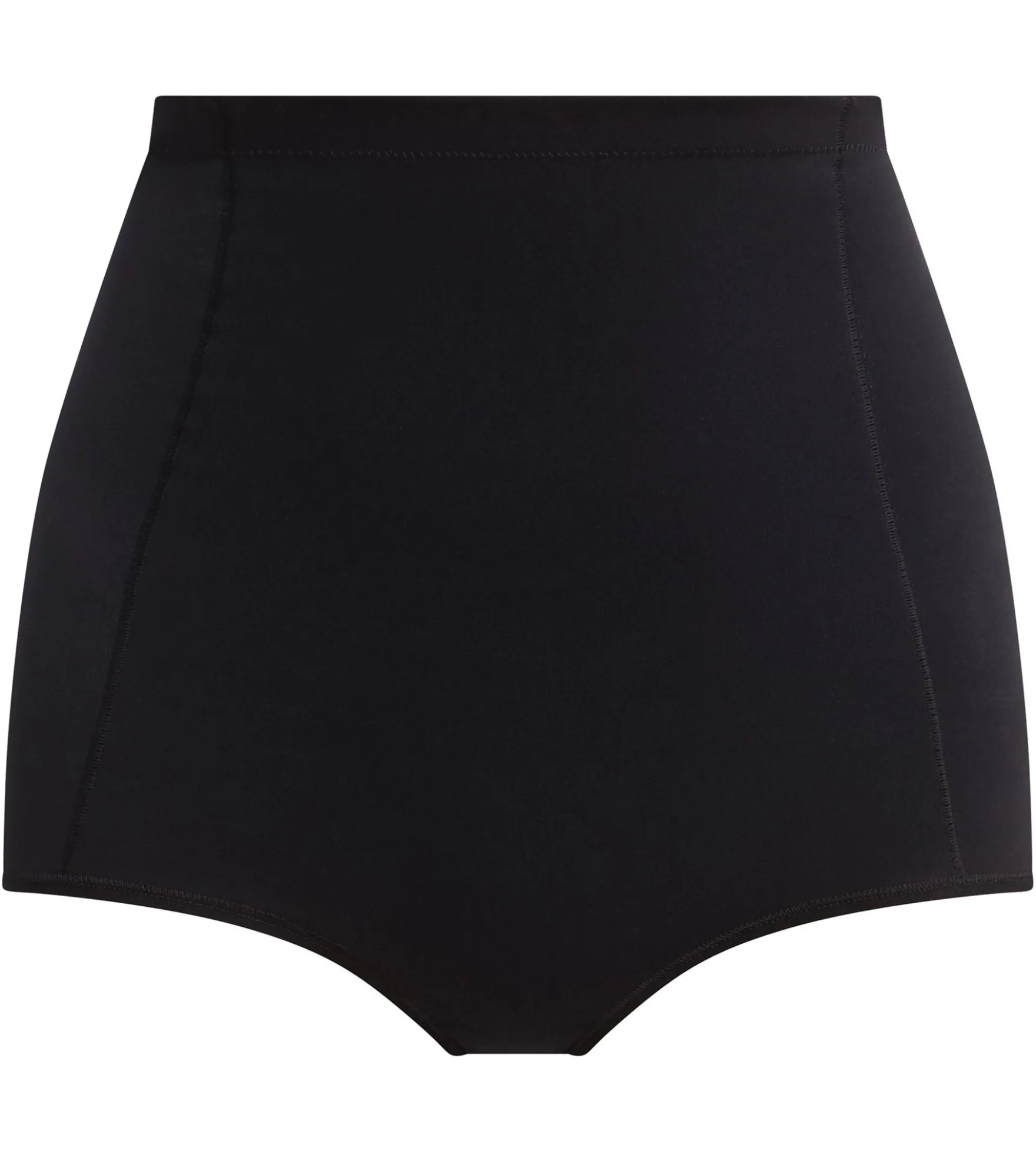 Gaine taille haute femme en microfibre Noir Dim Silhouette Contour